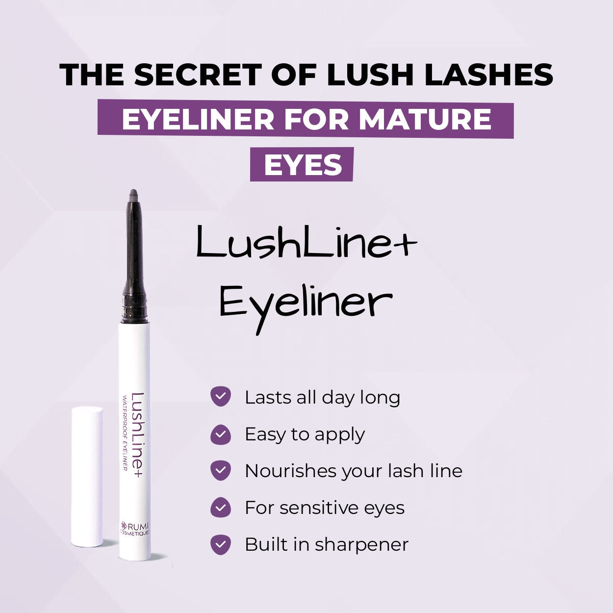 Lash Line Eyeliner For Mature Eyes
