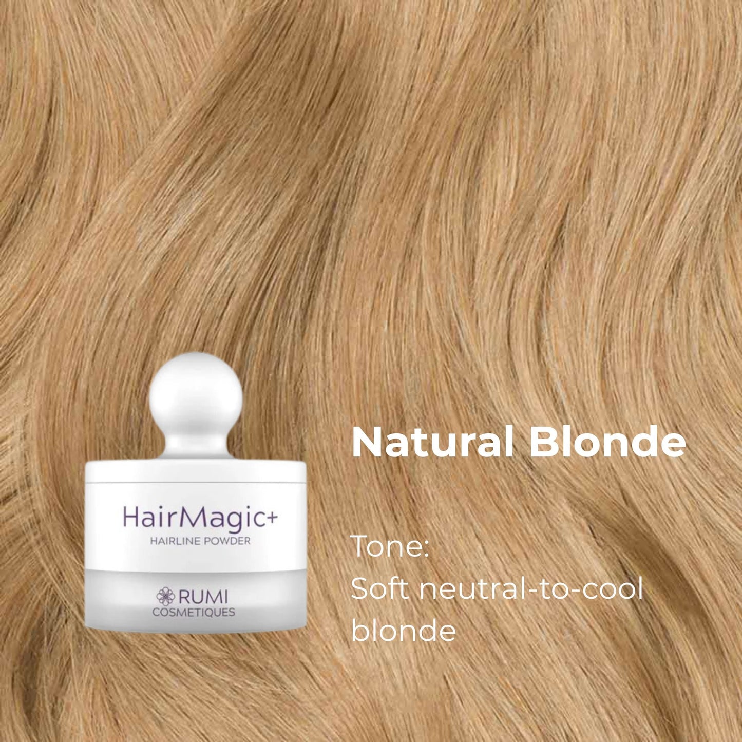 HairMagic+ Hairline Powder For Gray Roots